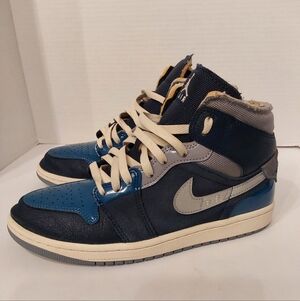 JORDAN 1 MID CRAFT SE OBSIDIAN 8M PRE-OWNED OG BOX